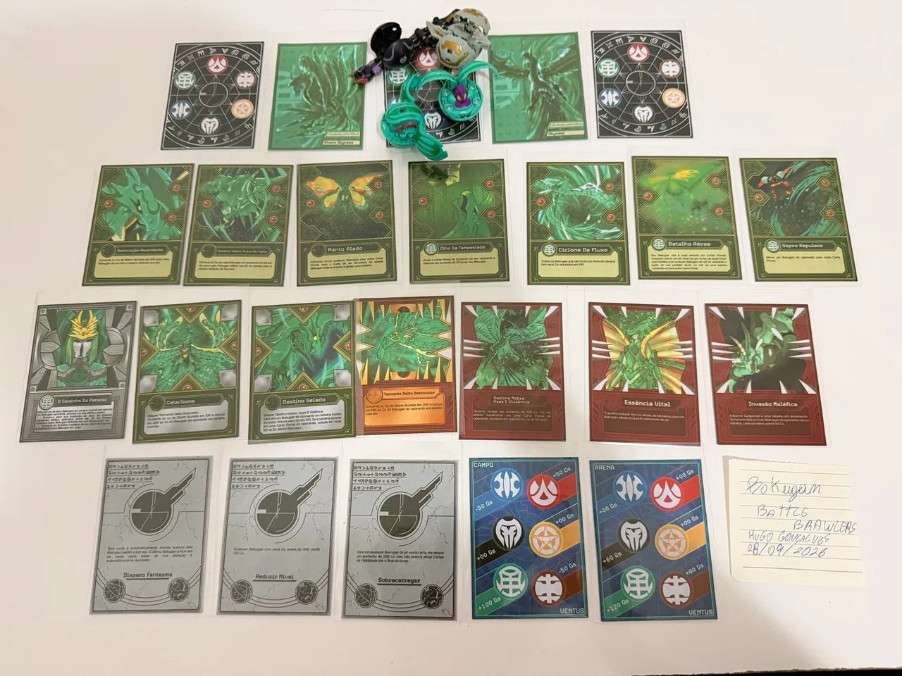 Bakugan Deck Versão anime de Ventus 