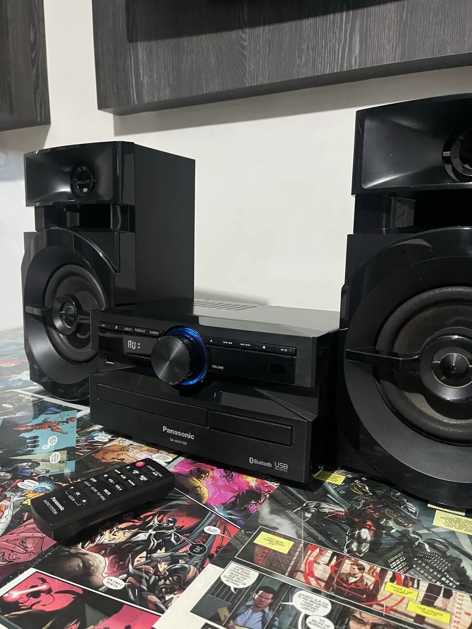 Mini System Panasonic AKX100 - 250W RMS - Bluetooth/ CD / USB / Rádio  - Foto 2