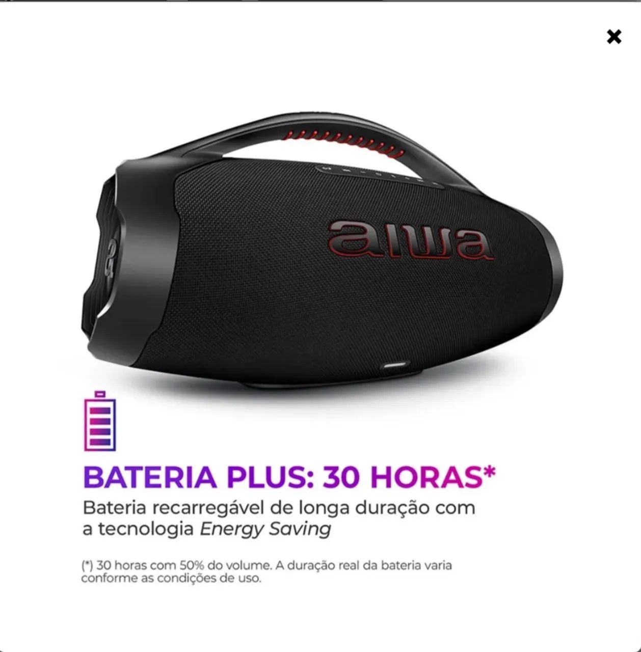 BOOMBOX AIWA PLUS - Foto 4