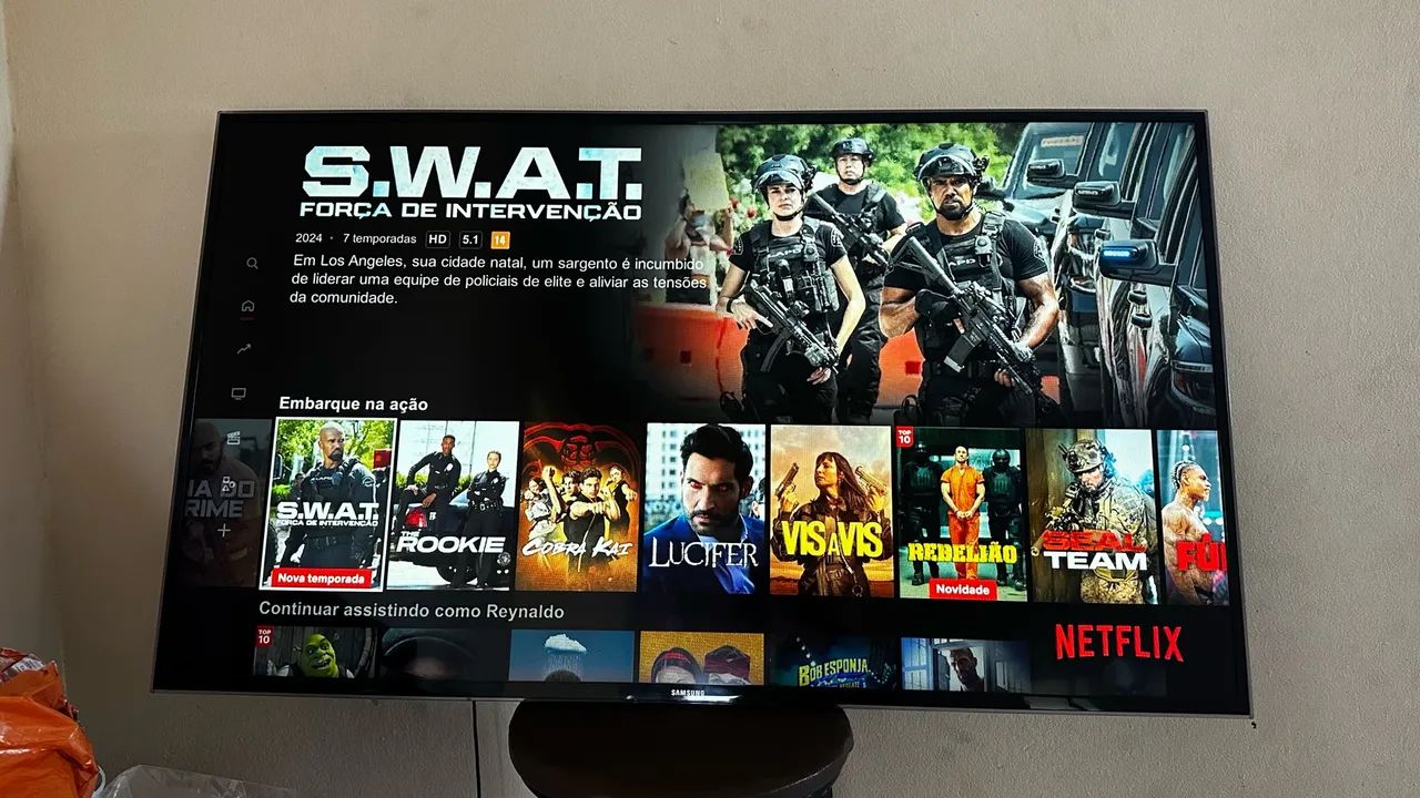 Smart TV LED Samsung 48 Polegadas, Aplicativos - Netflix YouTube  - Foto 2