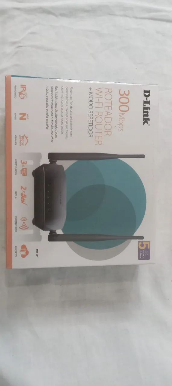 Roteador D-Link DIR 611 - 300Mbps - Lacrado - Foto 3
