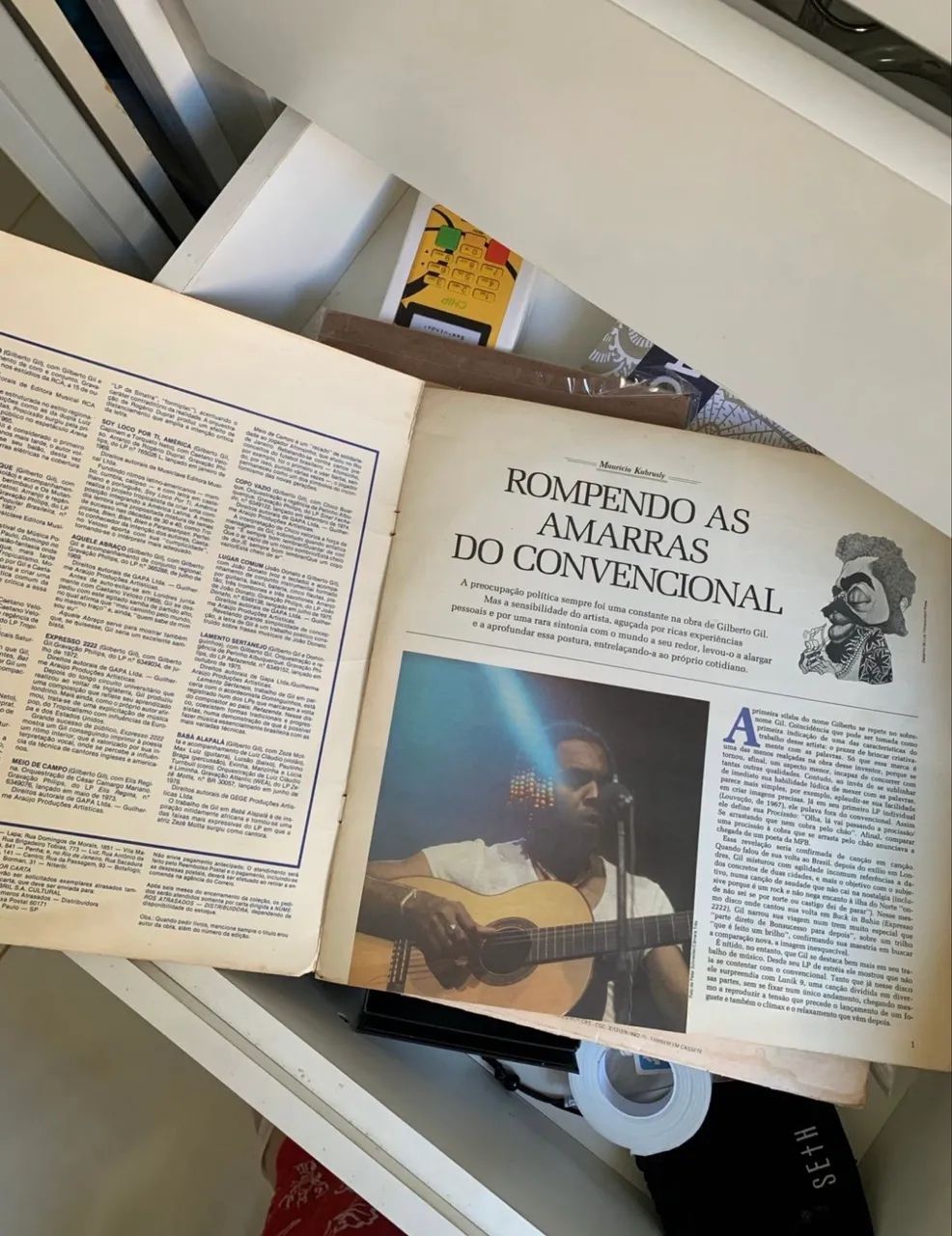 Disco vinil gilberto gil e fagner - Foto 3