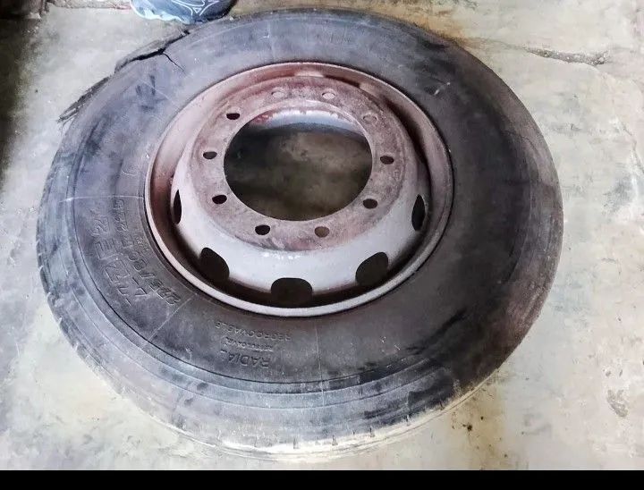 Rodas aço 10 furos carga pesada 