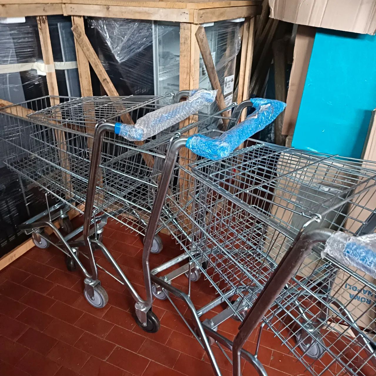 Carrinho de supermercado Novos em estoque  - Foto 3