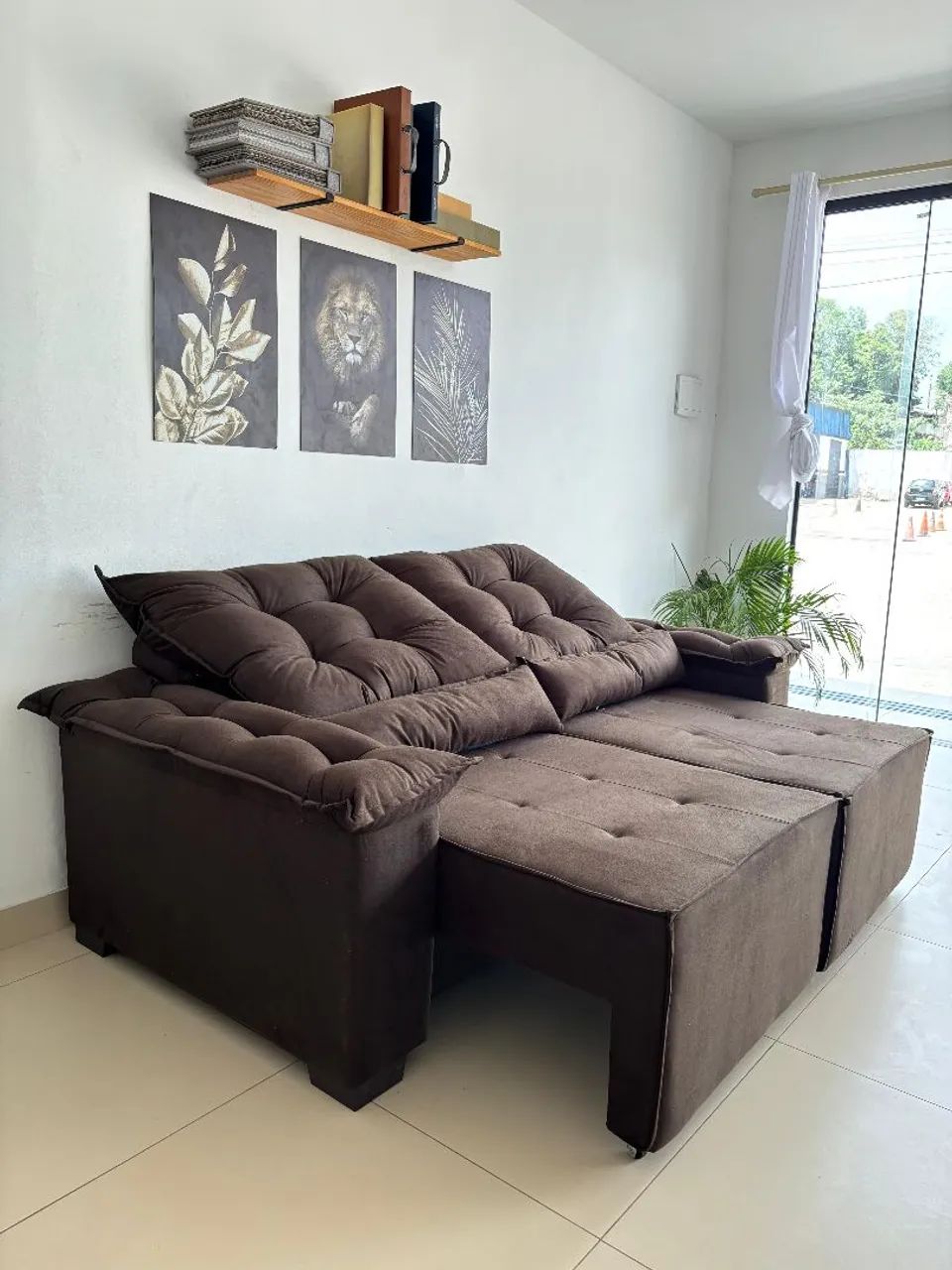 SOFÁ RETRÁTIL E RECLINÁVEL 2M - Foto 4