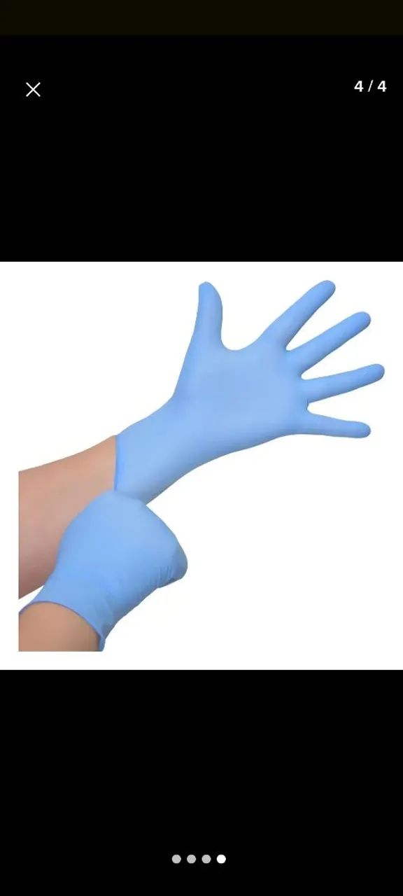 Luva Nitrilica Medix TAM G - Foto 2