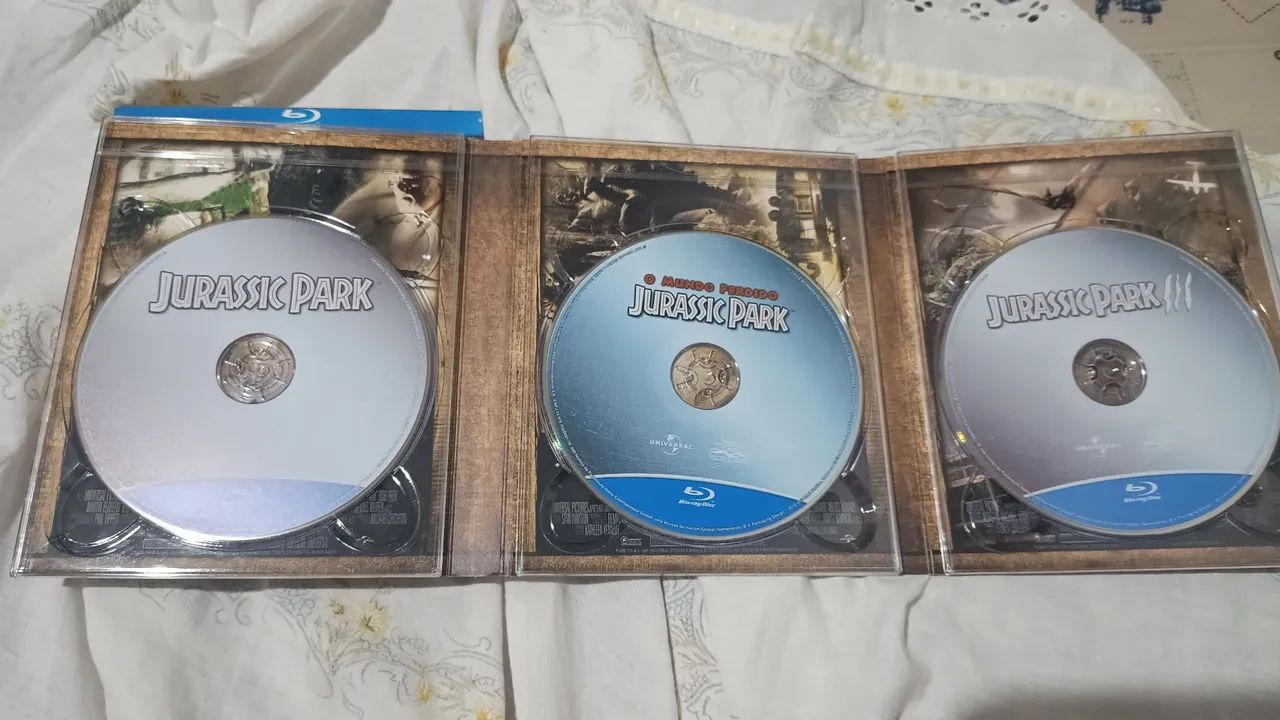 Jurassic park trilogia blu-ray digipack original - Foto 2
