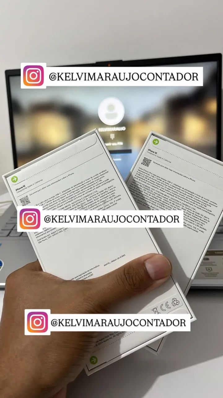 Iphone 16-128GB (Lacrado e Nota Fiscal) - Foto 2
