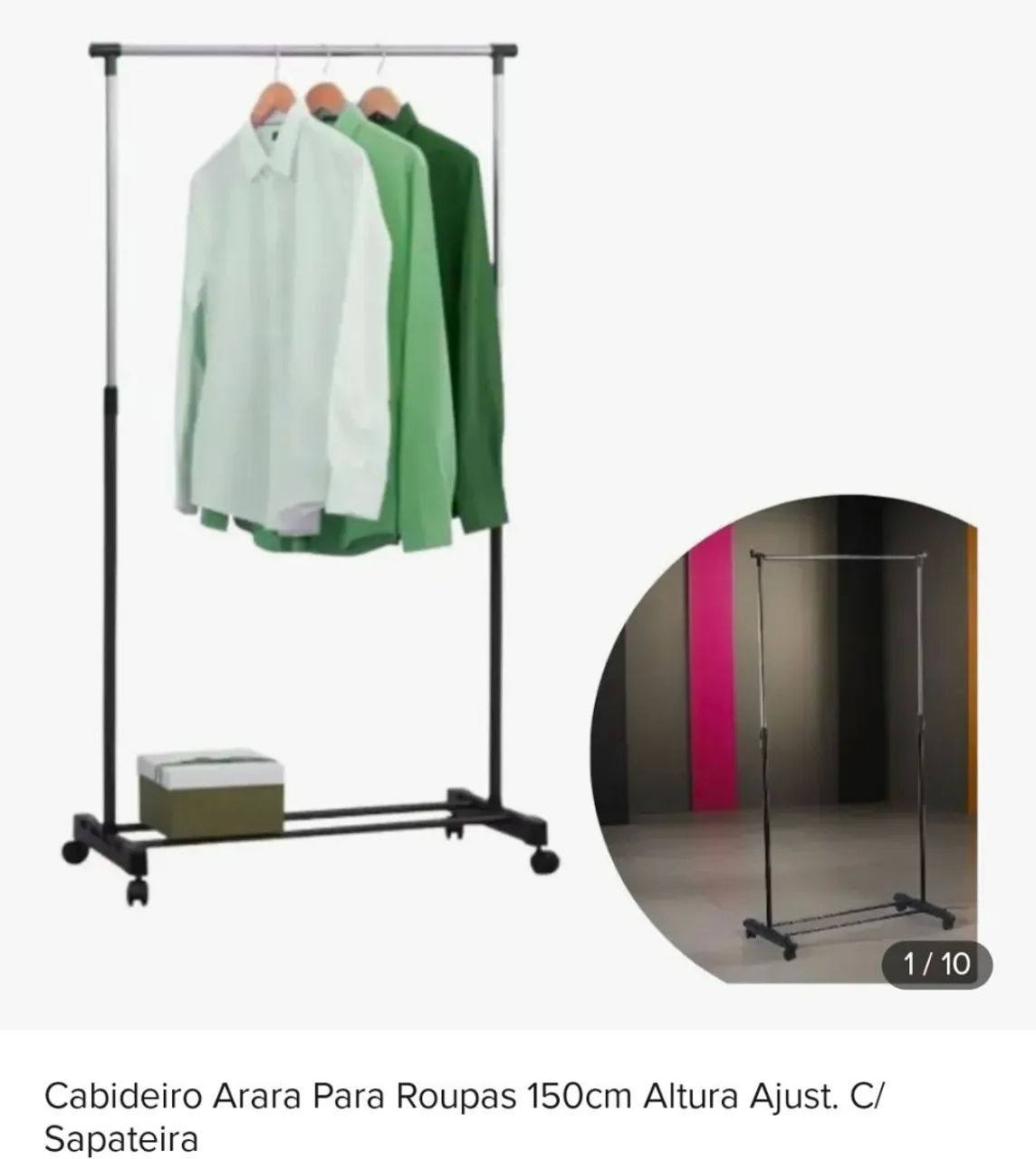 Arara de roupas  - Foto 2