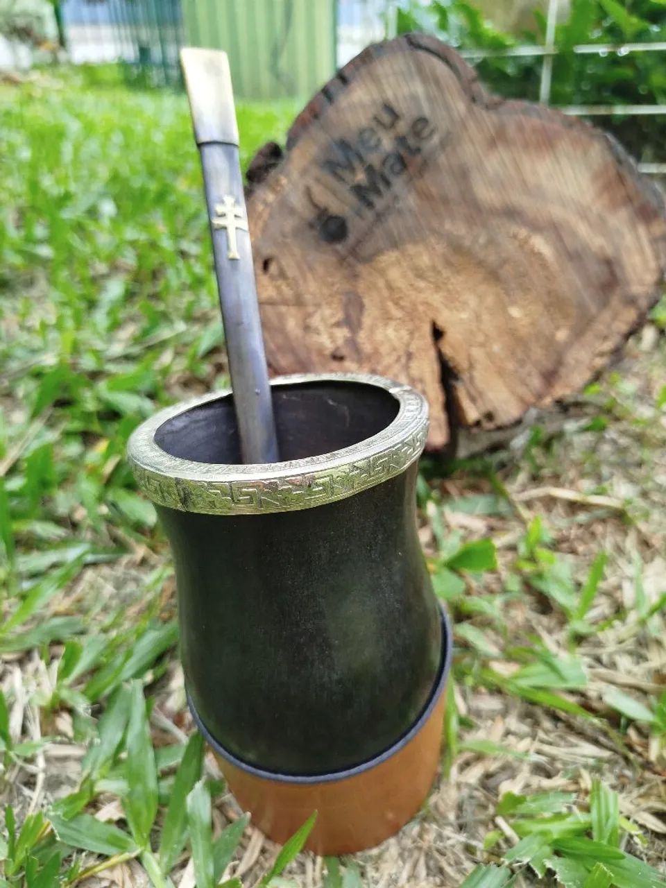 Kit cuia e bomba chimarrão em alpaca premium - Foto 4