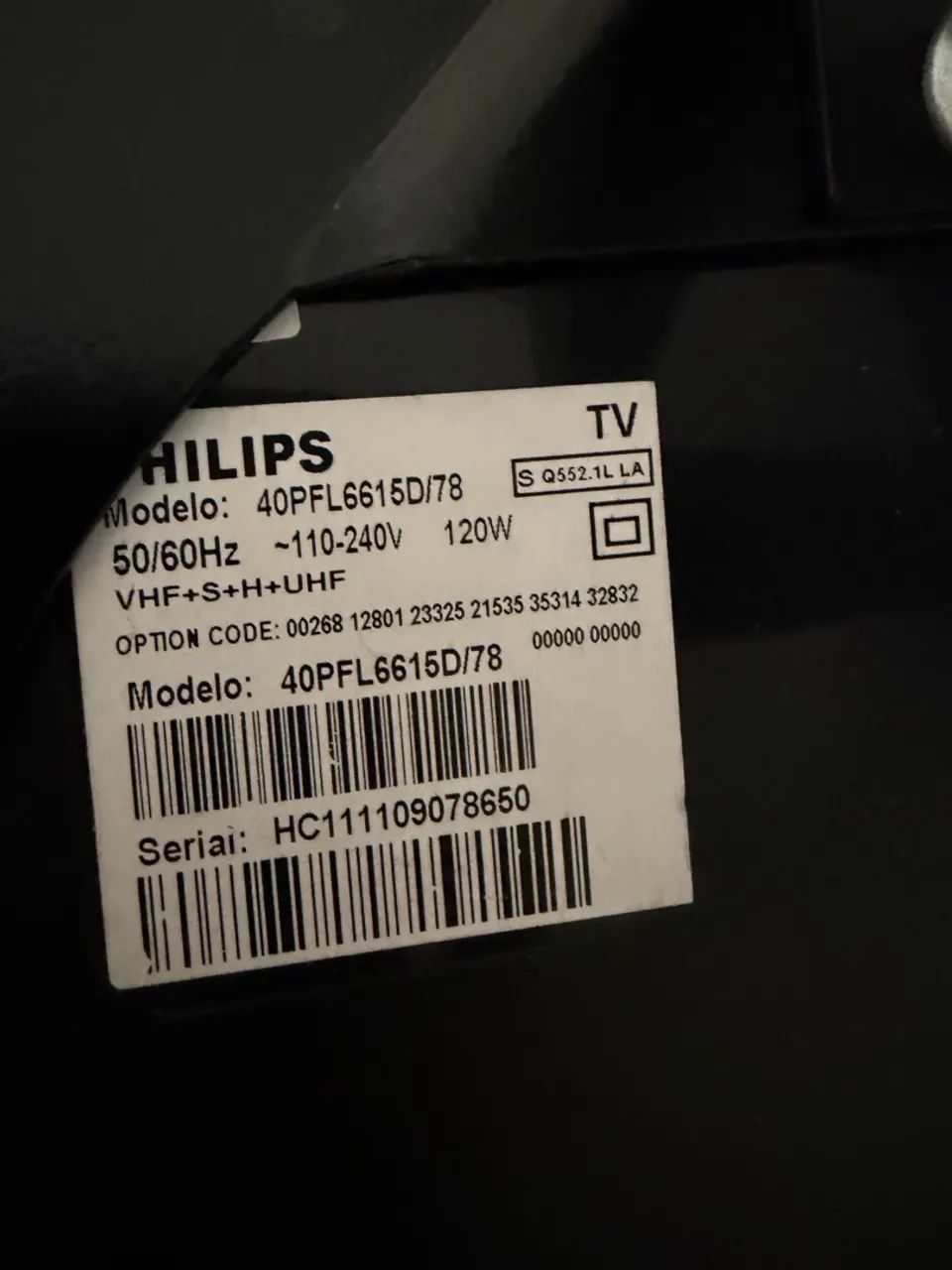 TV Philips 40polegadas tela danificada para doação  - Foto 3