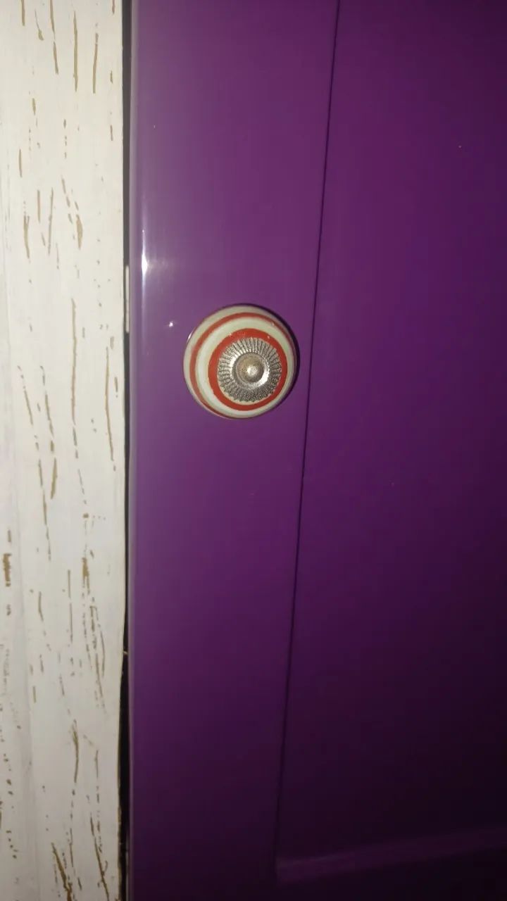 Armário com portas laqueadas de roxo - Foto 2
