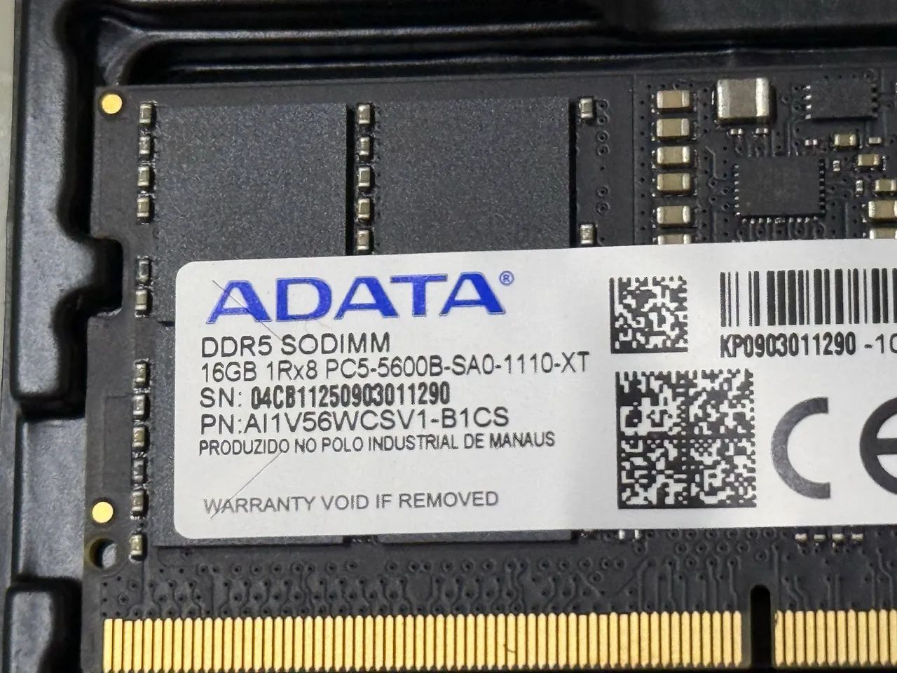 ♠︎送料込み★ ADATA ノートPC メモリ DDR5 16GB 1枚 DDR5 no Brasil