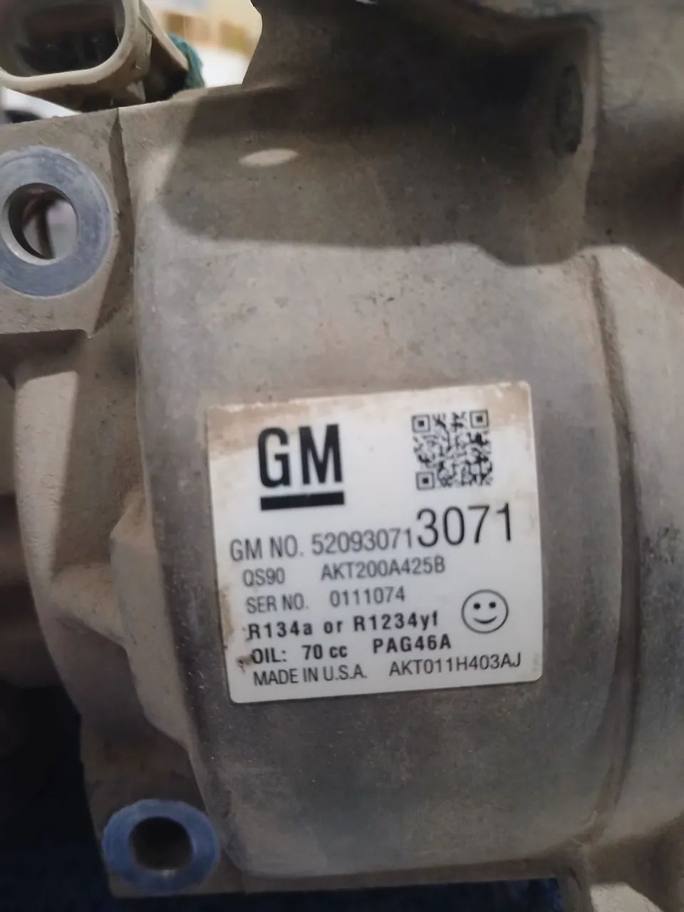 Compressor de ar-condicionado onix e prisma  - Foto 2