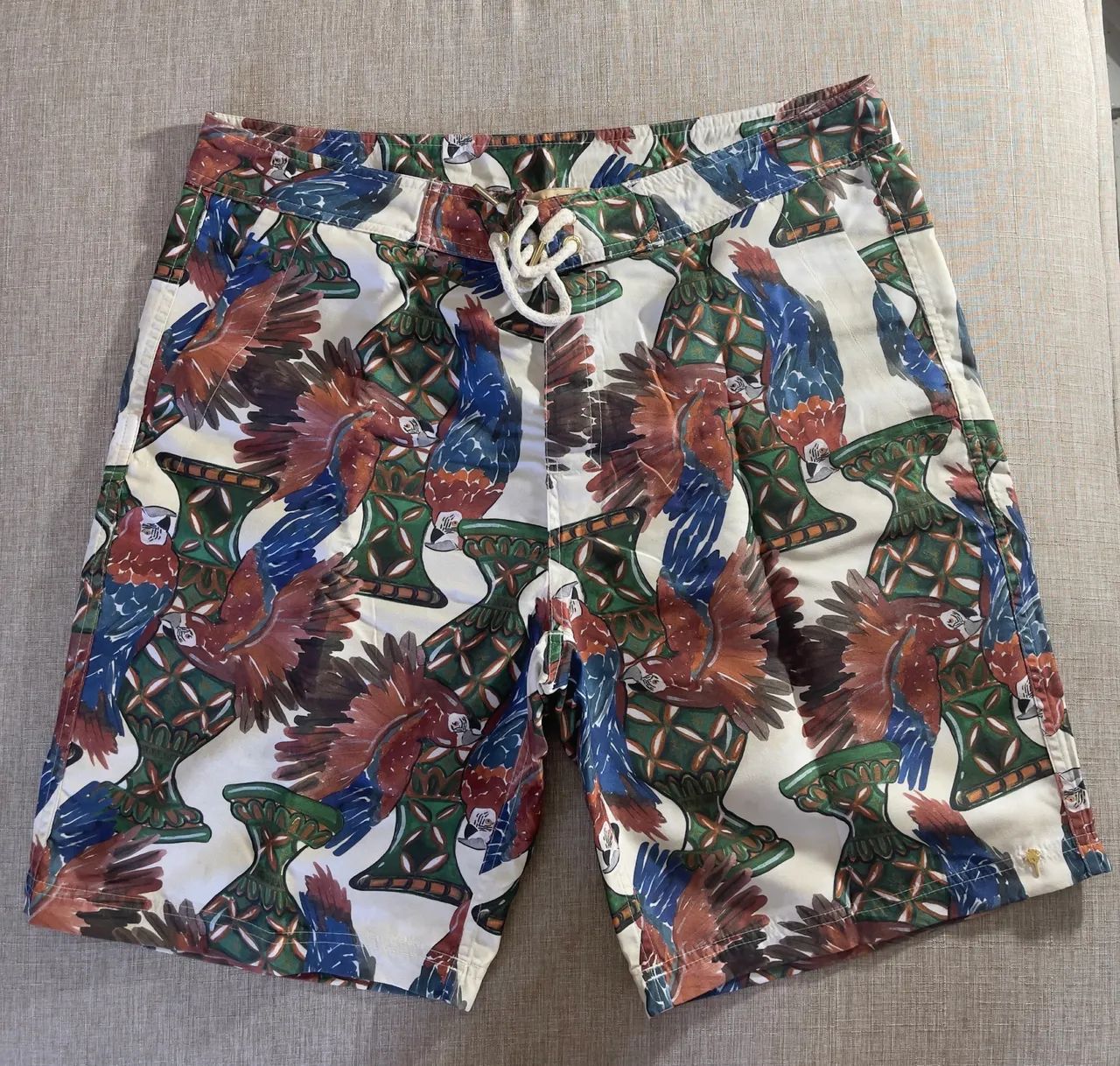 Bermuda praia Água de Côco, 4 bolsos, tam GG