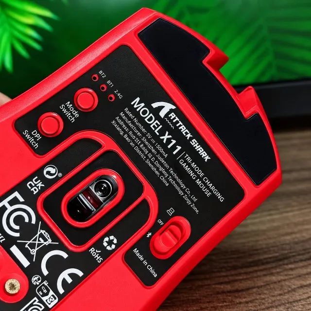 Mouse Sem Fio Attack Shark X11 Com Dock De Carregamento - Foto 4