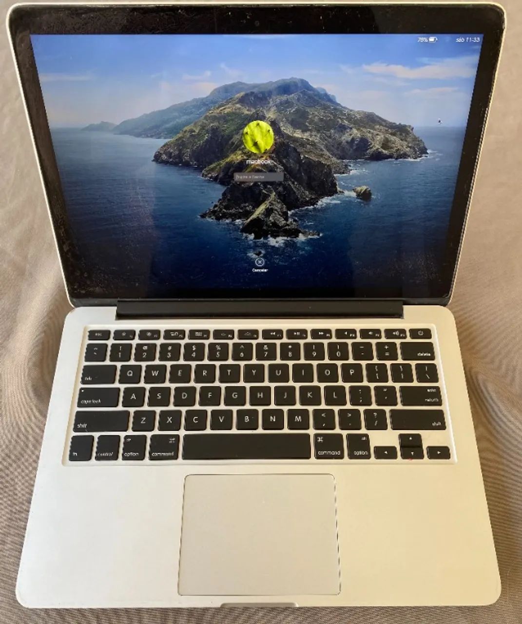 Macbook Pro 13" - i7 - 8GB RAM - 128GB SSD