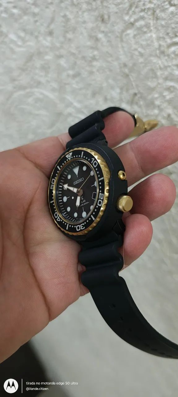 Relógio Seiko prospex tuna solar completo  - Foto 5