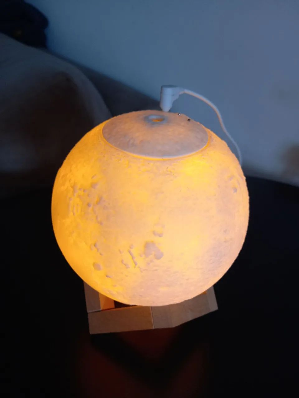Luminária Lua com luz - Foto 2