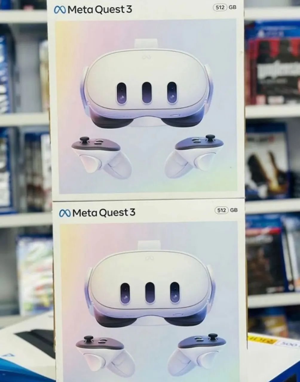 Meta Quest 3 Lacrado 512GB inclui jogo Batman - Consoles de Vídeo