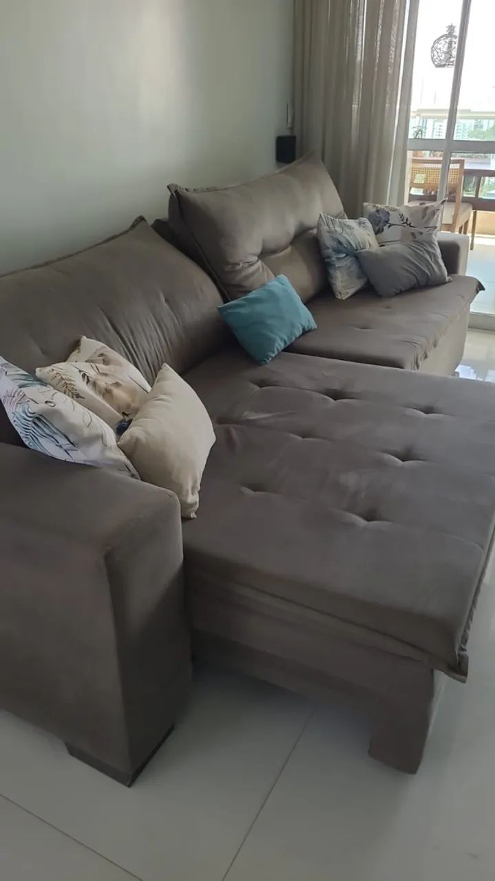 SOFÁ RETRÁTIL E RECLINÁVEL 