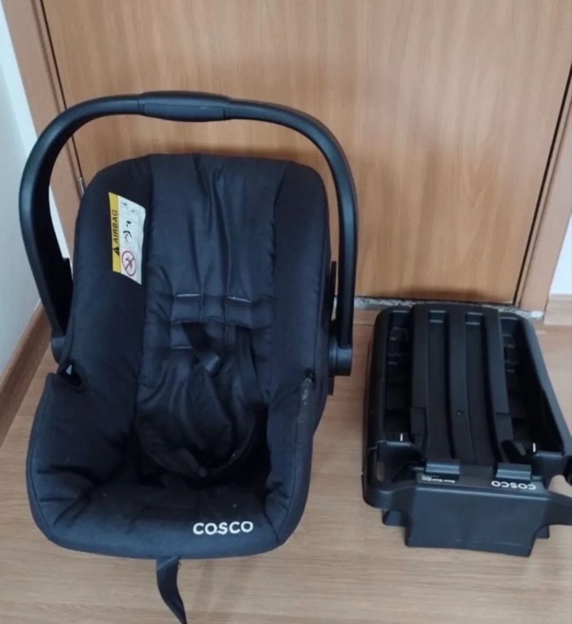 carrinho de bebê cosco travel system preto - Foto 3