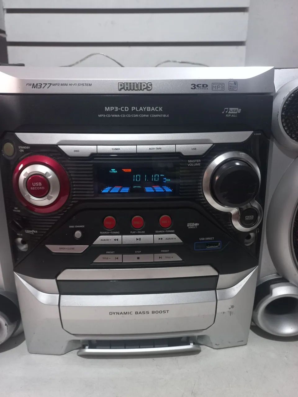 Micro system philips FW M377 MP3 CD no estado  - Foto 2