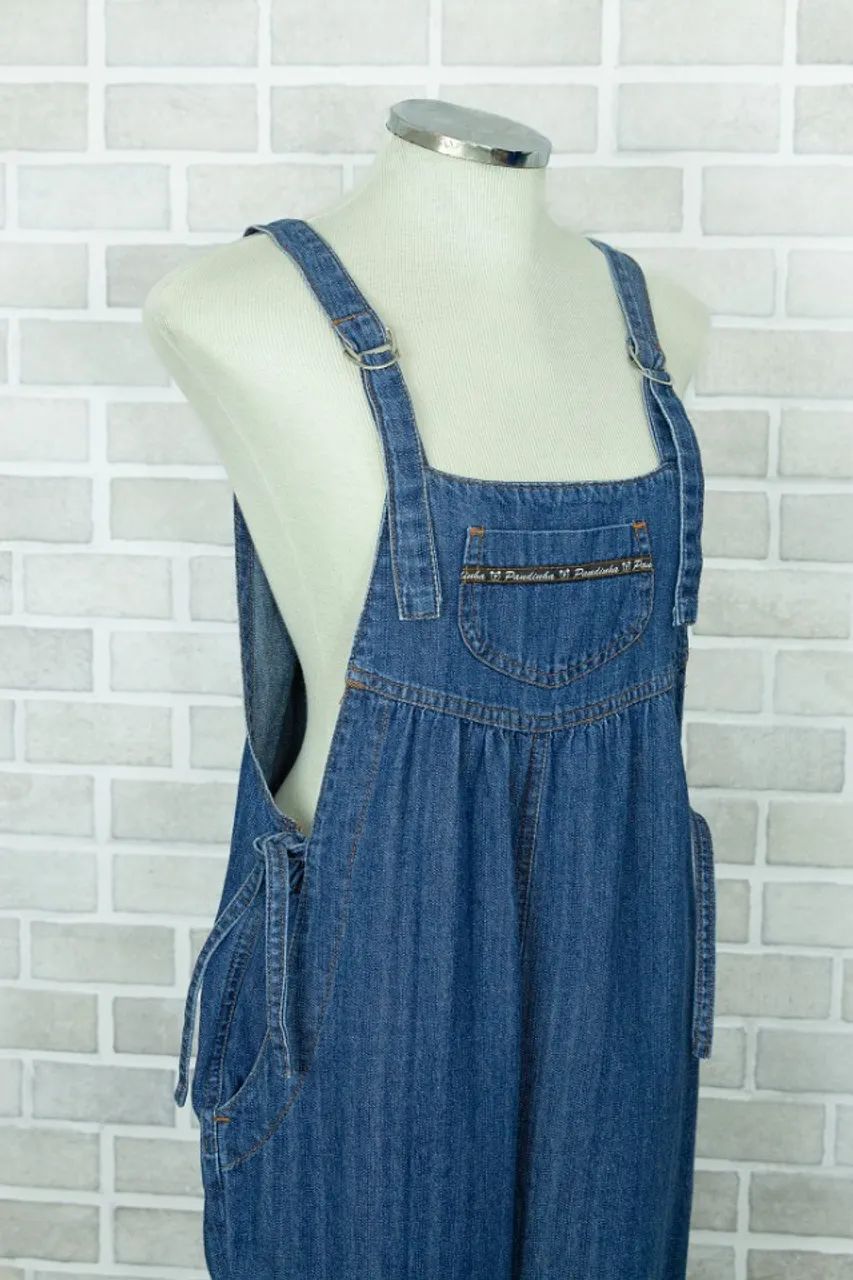 Macacão jeans gestante pandinha m - Foto 3