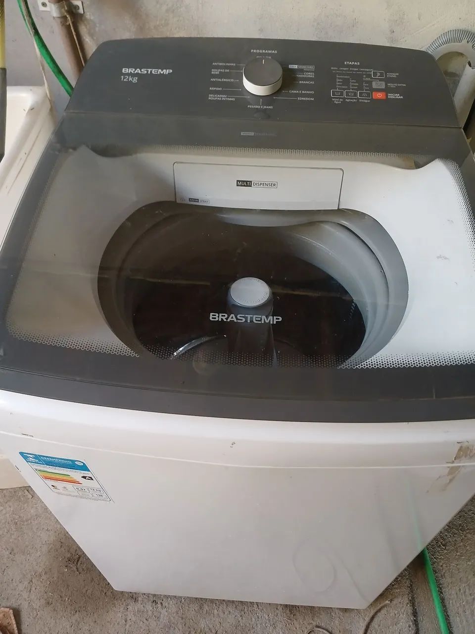 MÁQUINA 12 QUILOS BRASTEMP CLEAN