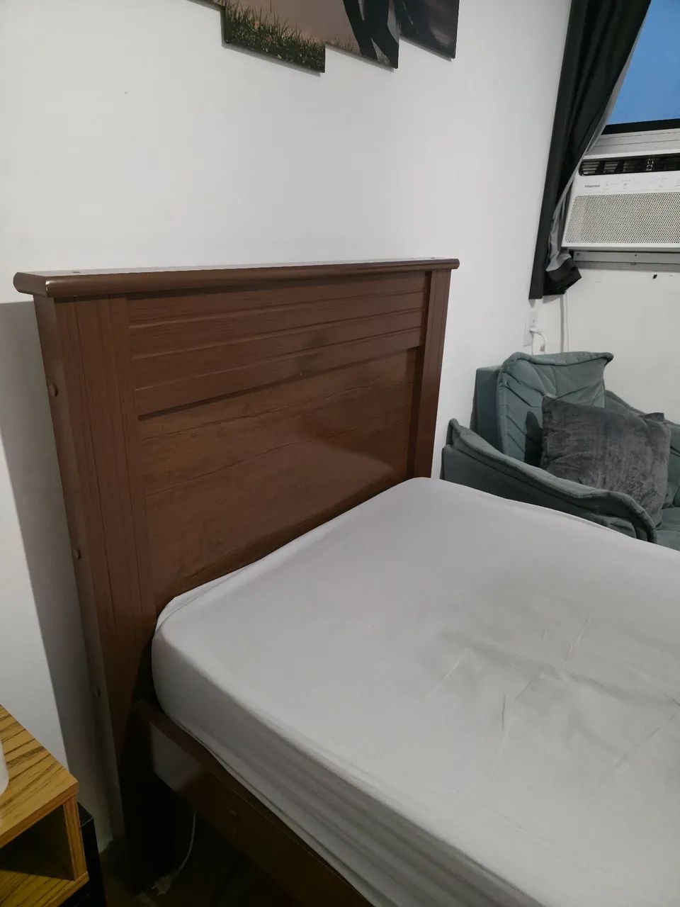 Vendo Cama Solteiro+Colchão solteiro Ecoflex d33 PRA SAIR RÁPIDO!! - Foto 3