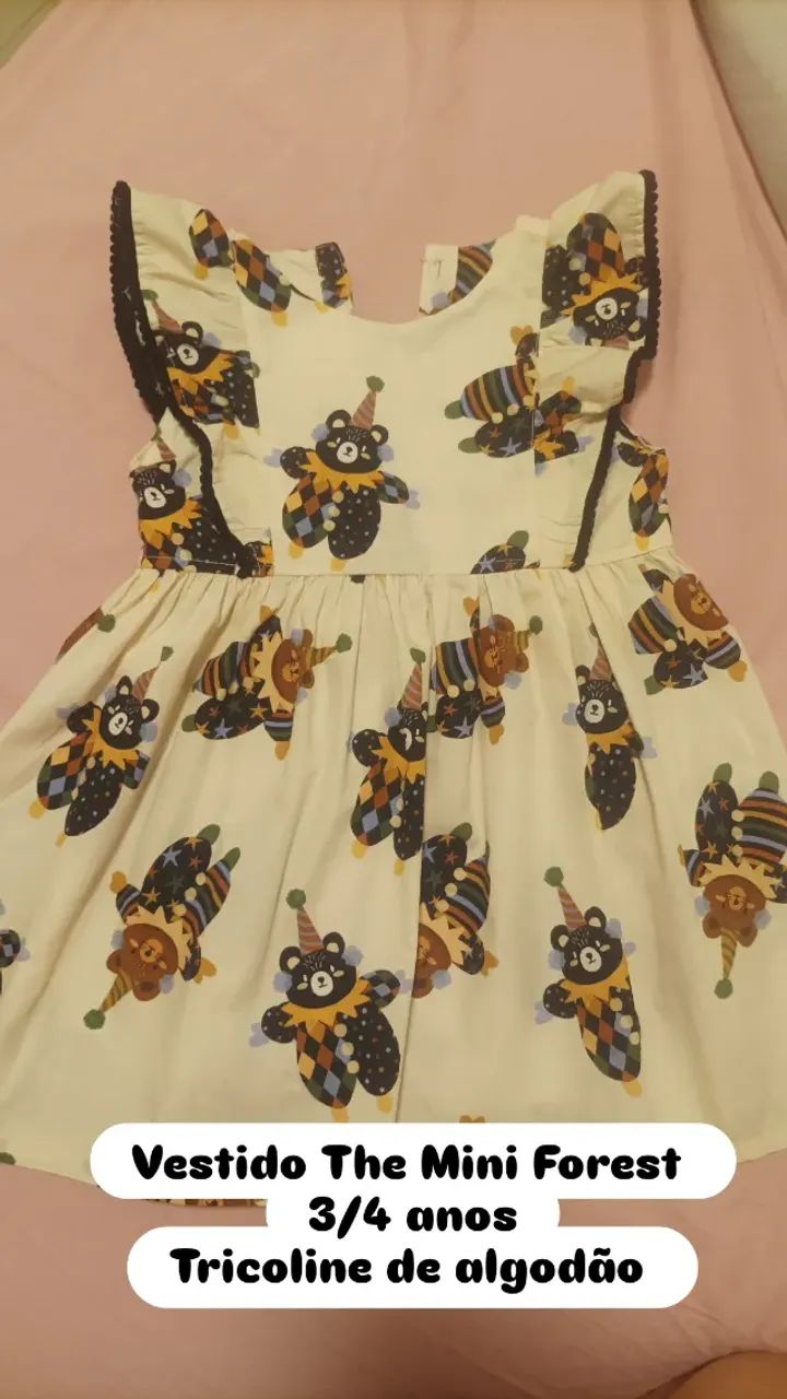 Vestido menina the mini forest
