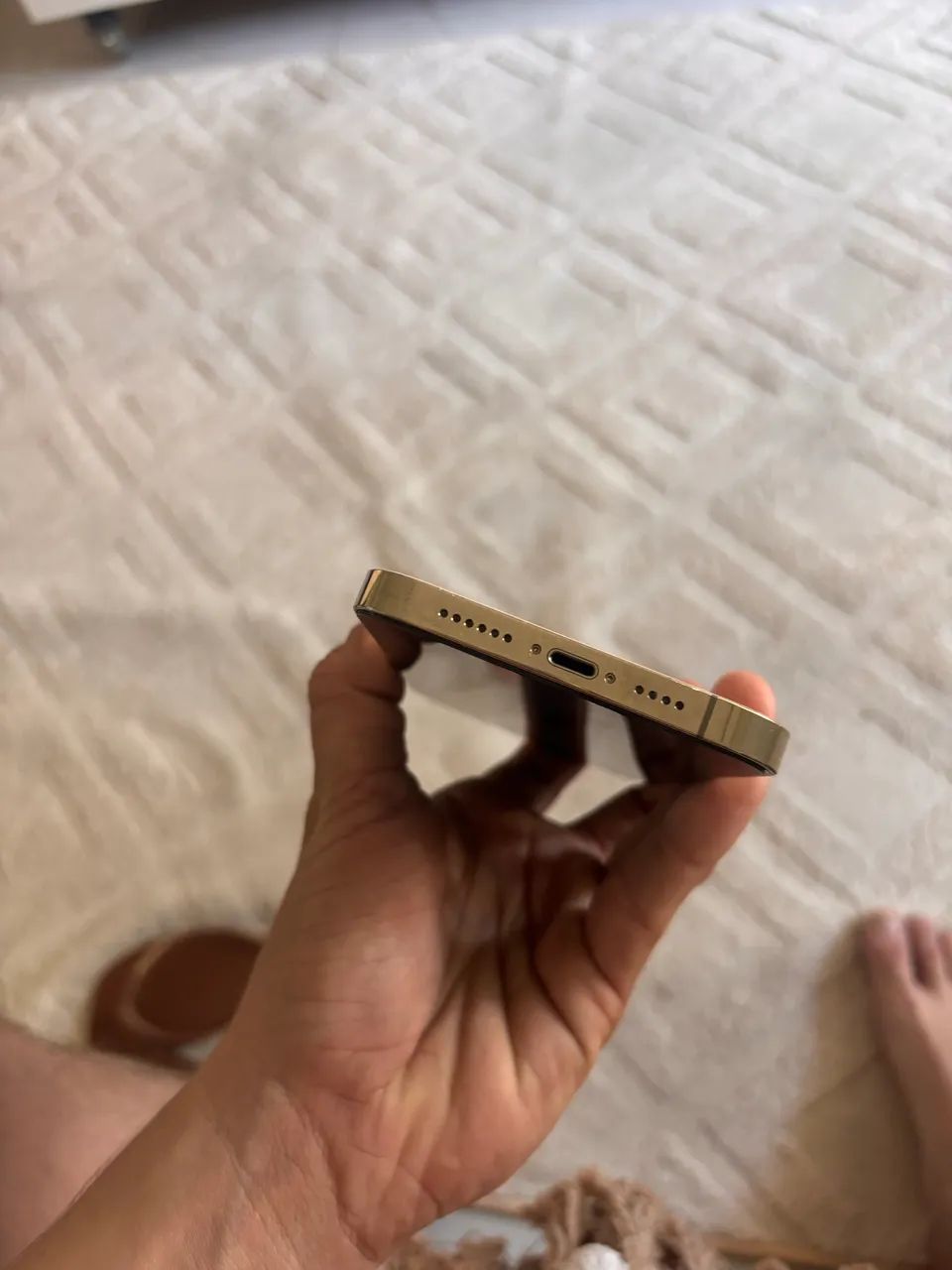 iPhone 13 Pro Max 256 gold , completo funcionando tudo , bateria 100% . - Foto 4