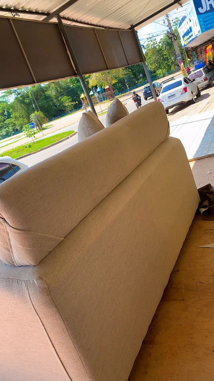 VENDO SOFÁ ORGÂNICO NO LINHO ESPUMA D28 soft 1200 - Foto 4
