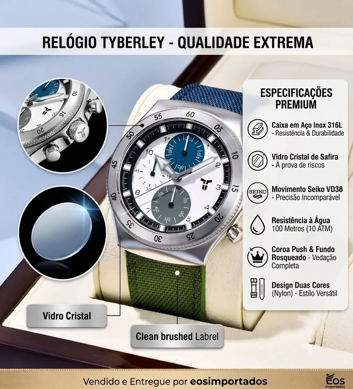 Relógio Tyberley 