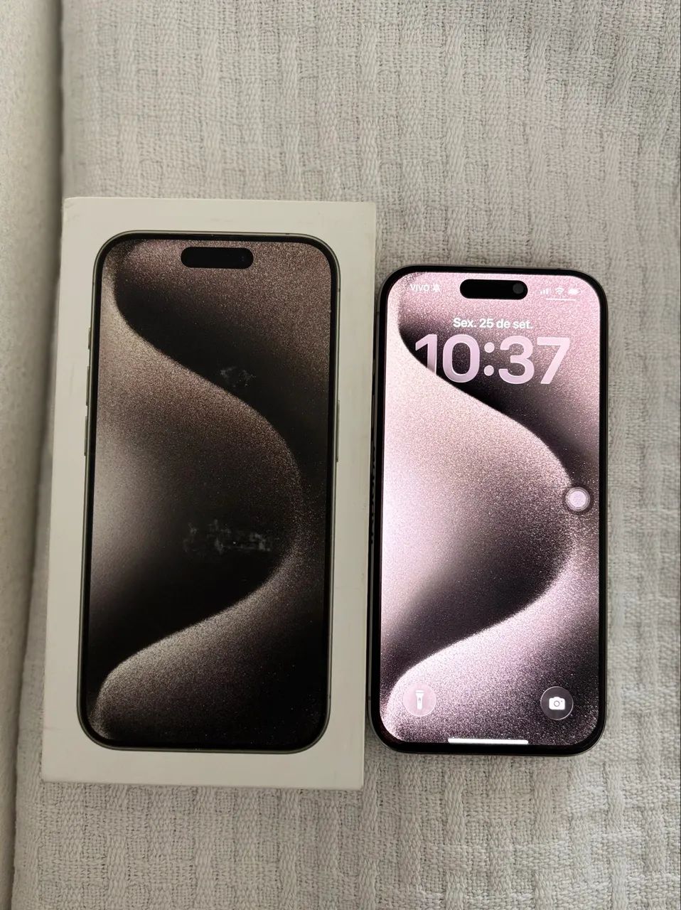iPhone 15 PRO - 128GB - Titânio Natural  - Foto 3