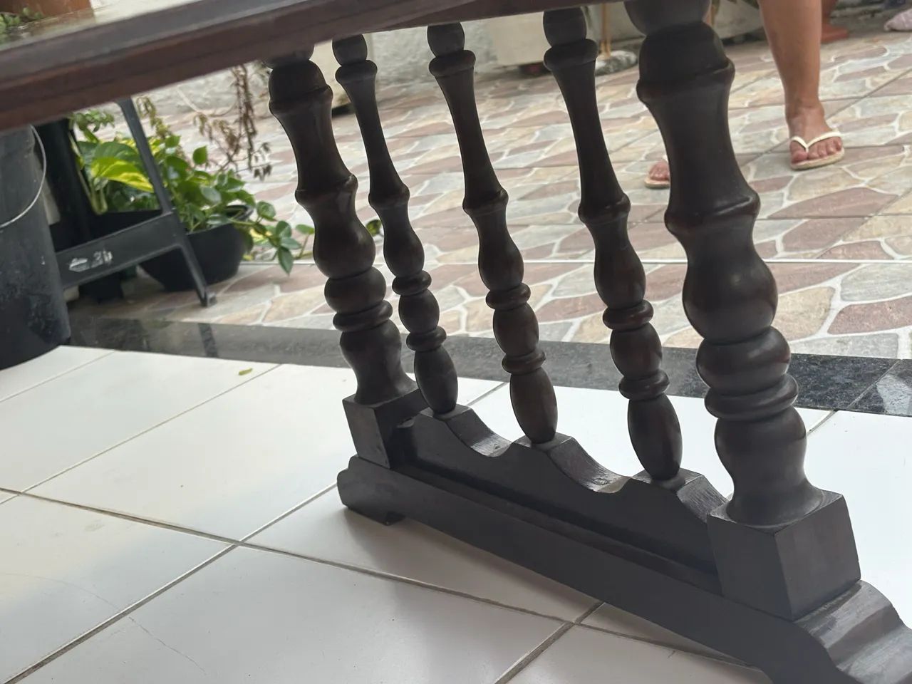Mesa de centro de madeira