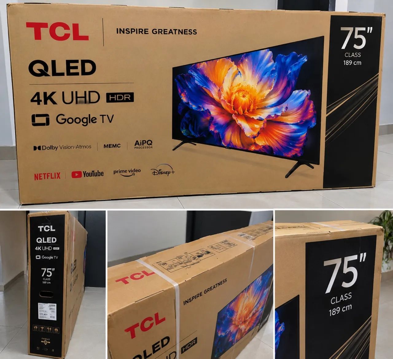 ? TV TCL QLED 75? ? NOVA NA CAIXA! ?  ?
