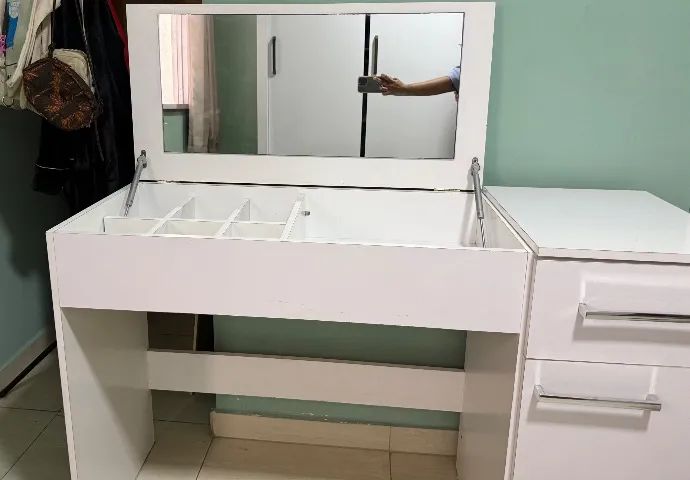 Penteadeira camarim com 1 gaveta e 1 porta  - Foto 3