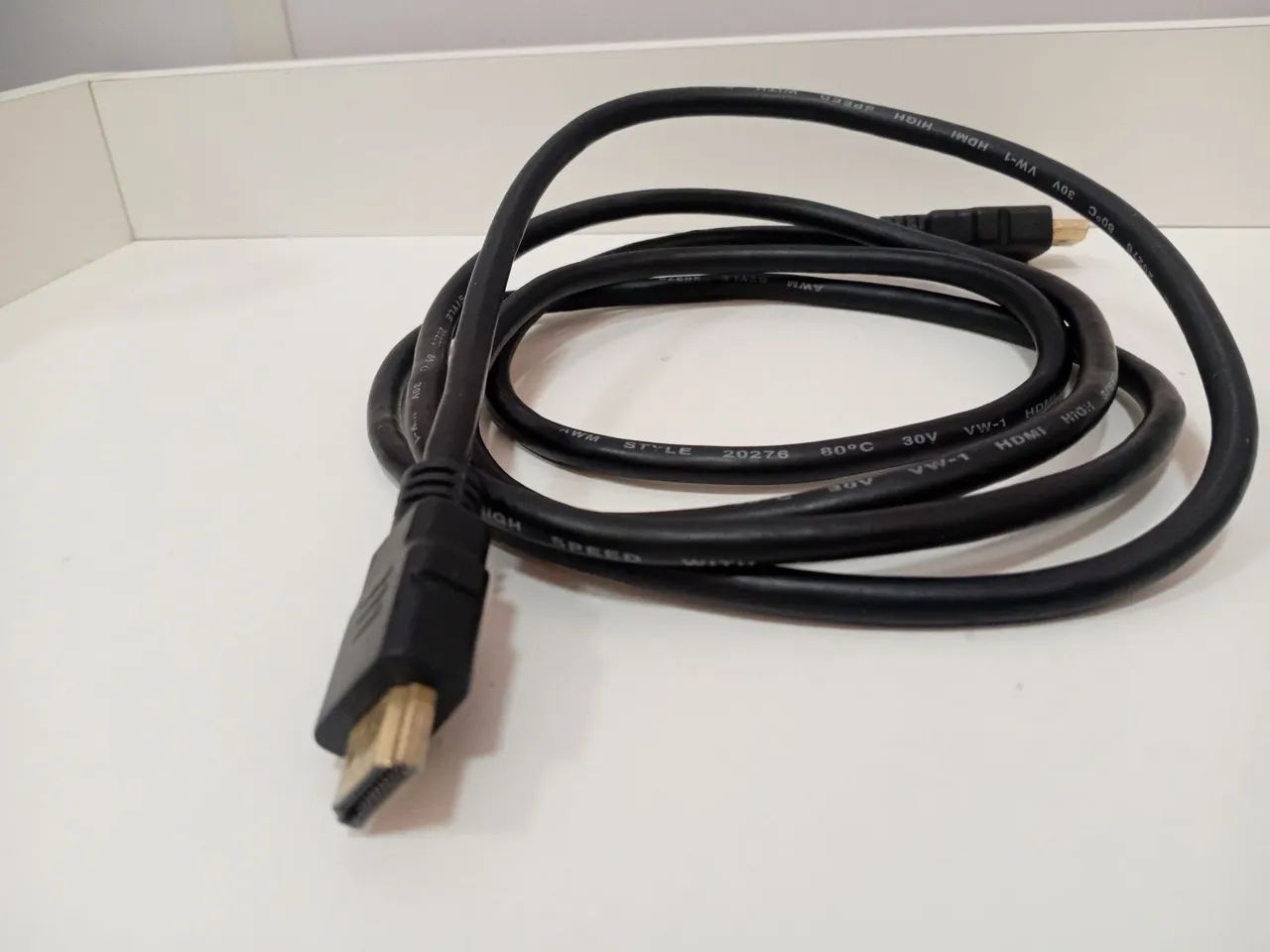 cabo hdmi para video e audio 1,5mt
