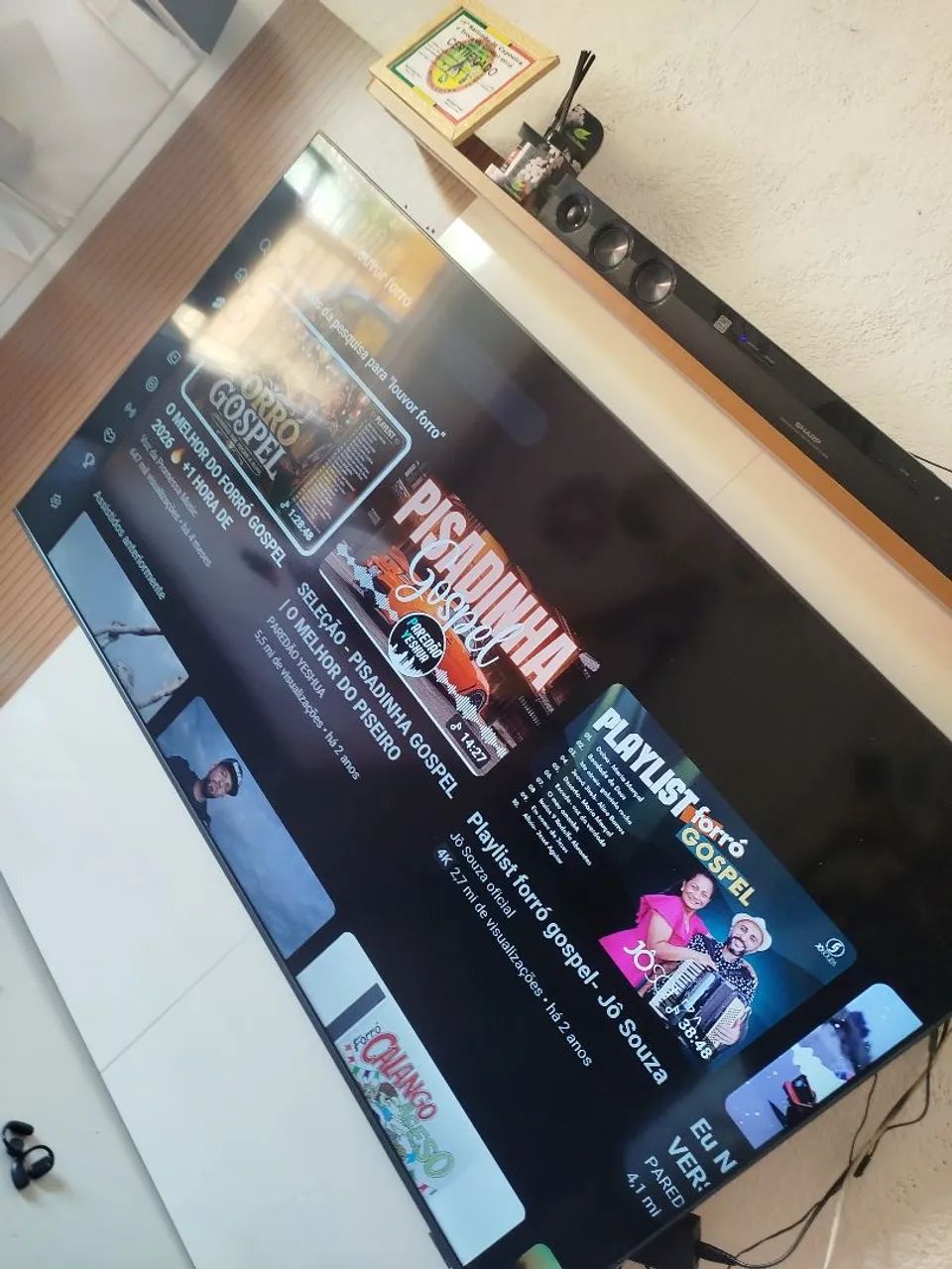 Smartv Samsung 65 4k - Foto 4