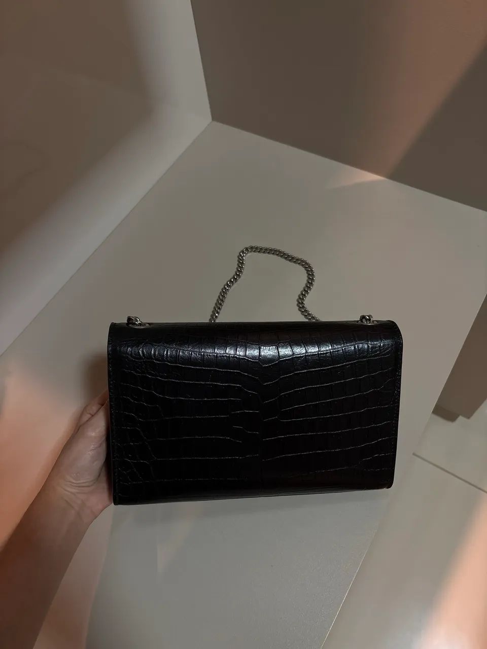 Bolsa saint laurent ORIGINAL kate tassel crocodile medium - Foto 3