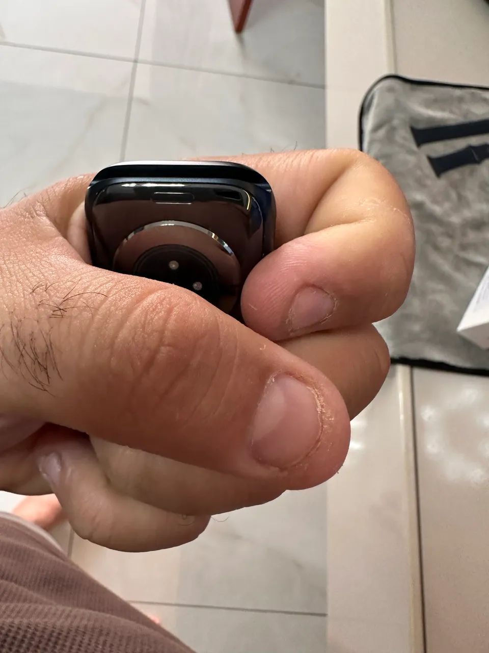 Apple Watch S8 45mm GPS Midnight com Caixa - Foto 5