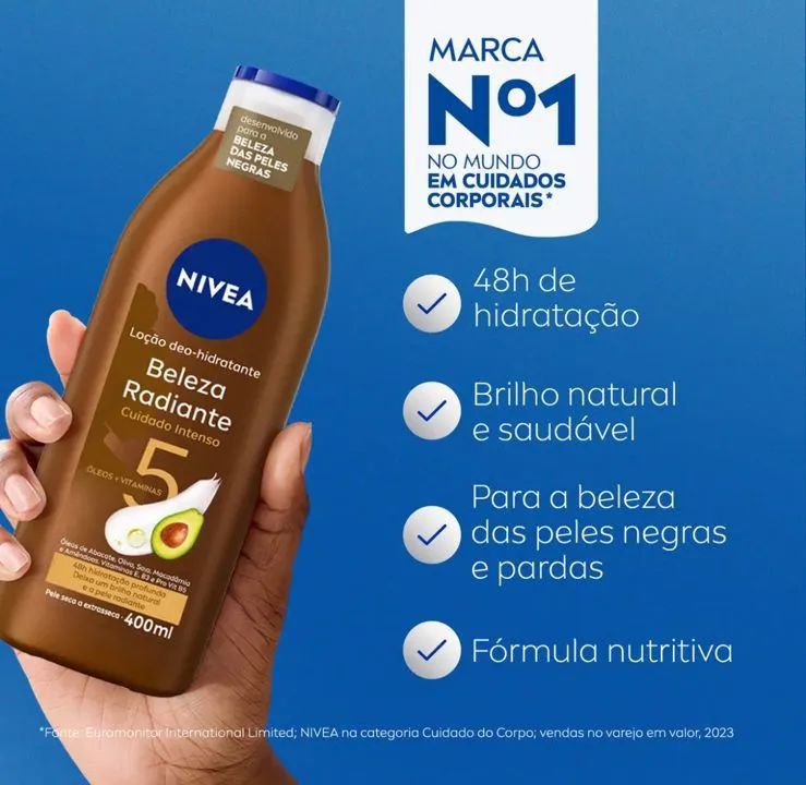 Creme Hidratante Nívea 400ml  - Foto 5