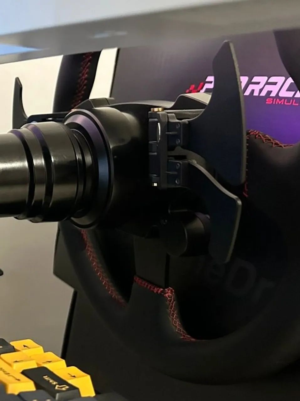 VOLANTE REDONDO PRO RACIN PRS HUB GT CAIXA E NOTA - Foto 3