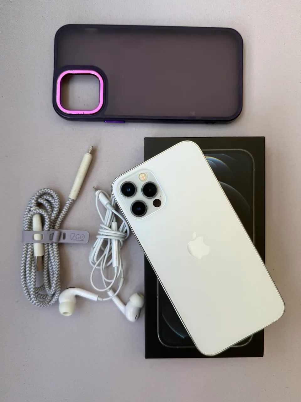 iPhone 12 Pro 128GB - Branco (Única Dona)