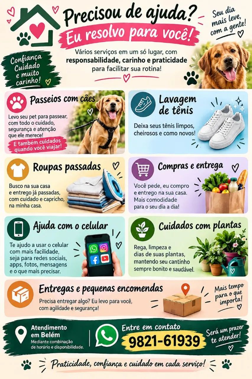 PRECISOU DE AJUDA? EU RESOLVO PARA VOCÊ! 