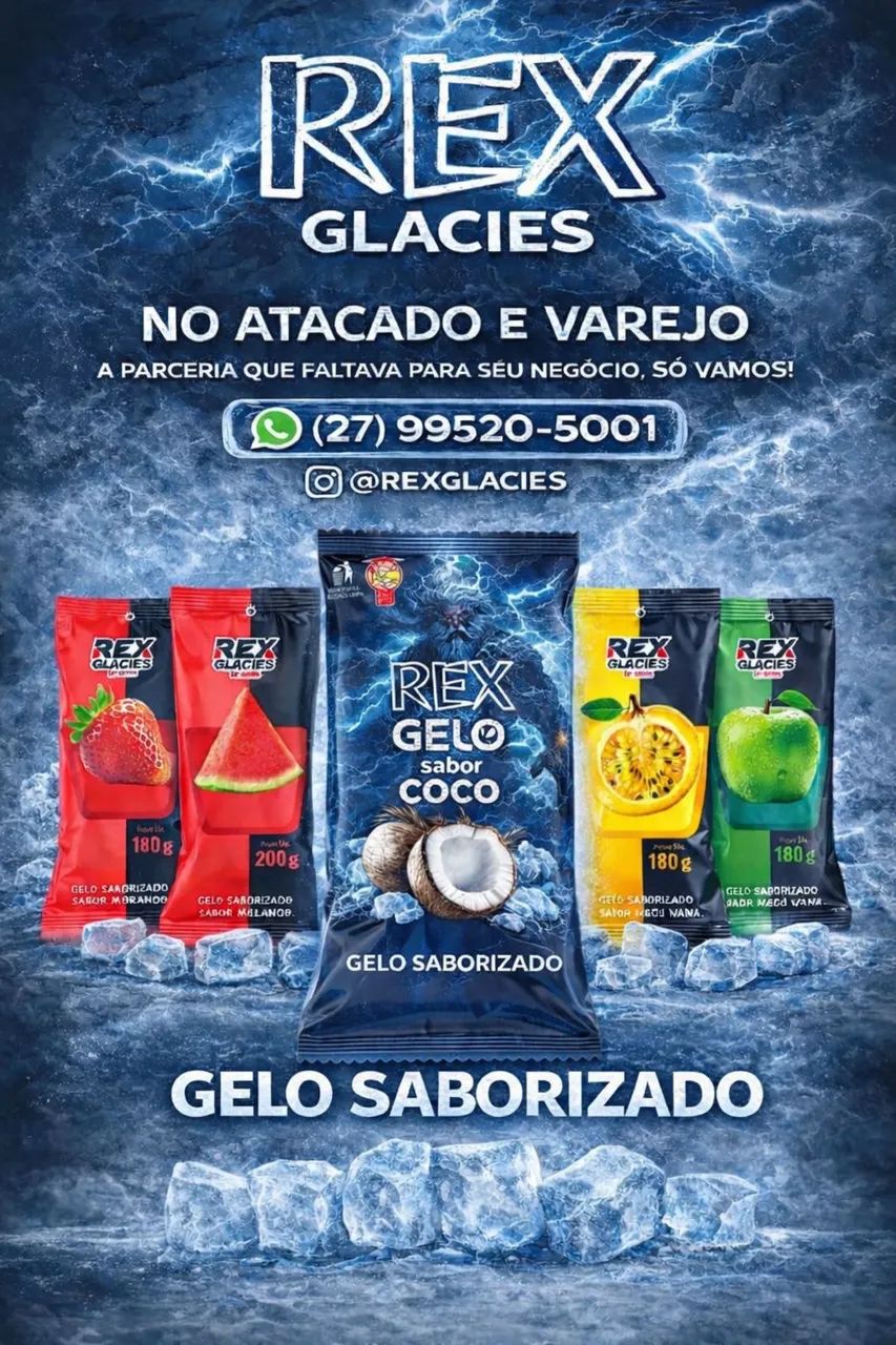 Gelo Saborizado/ Coco