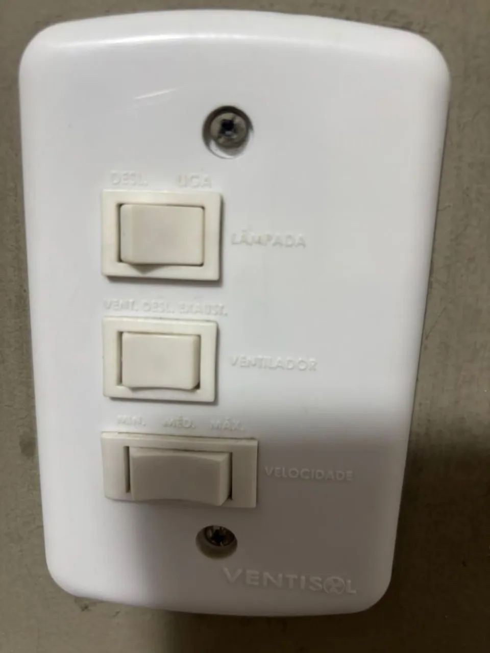 Ventilador de Teto 3 Pás com Luminária - Branco - Foto 2