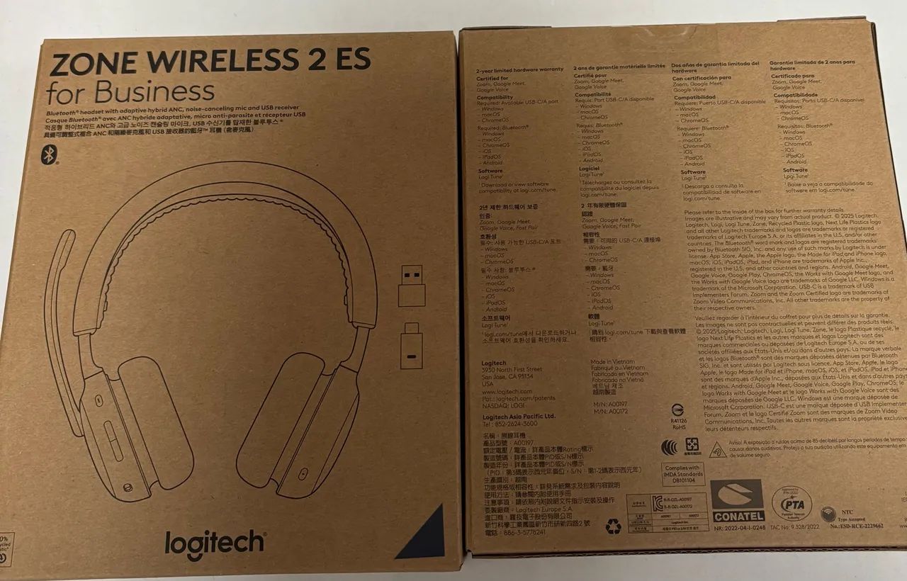 Headset sem Fio Logitech Zone Wireless 2 ES - Foto 4