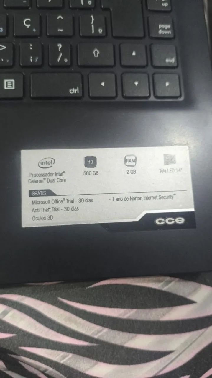 Vende-se notebook cce 2gb - Foto 4